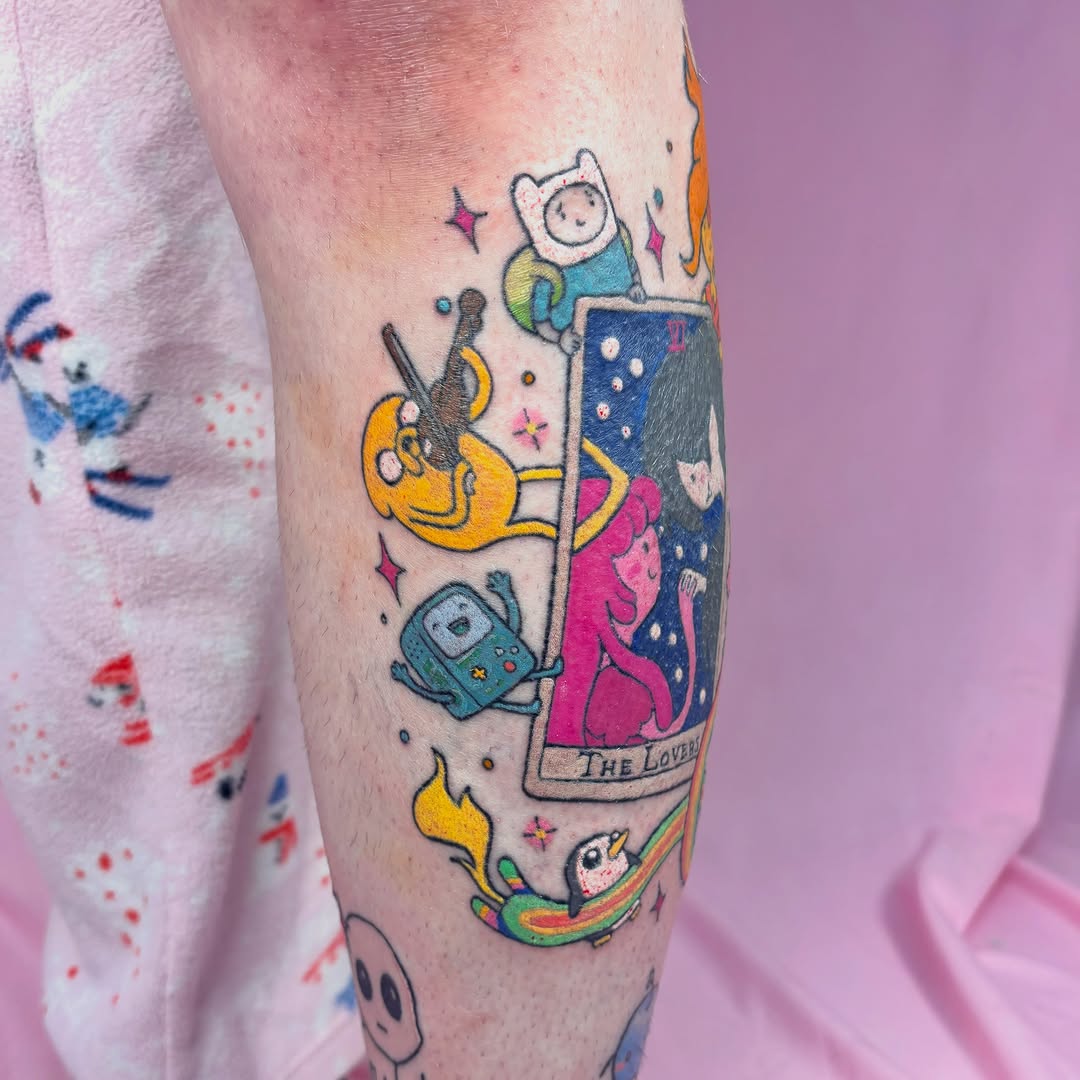 Tattoo by @maemoon.tattoo β new_school, anime