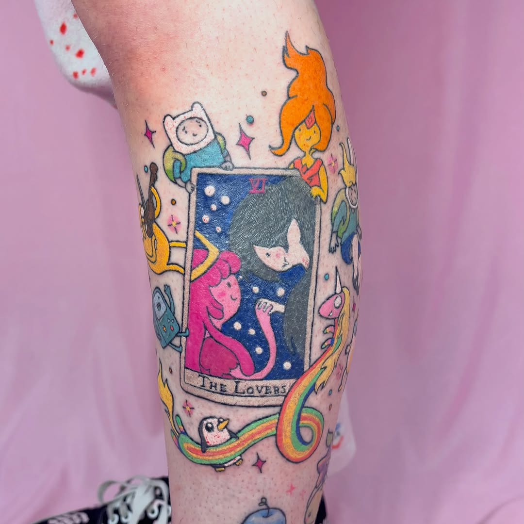 Tattoo by @maemoon.tattoo β new_school, anime