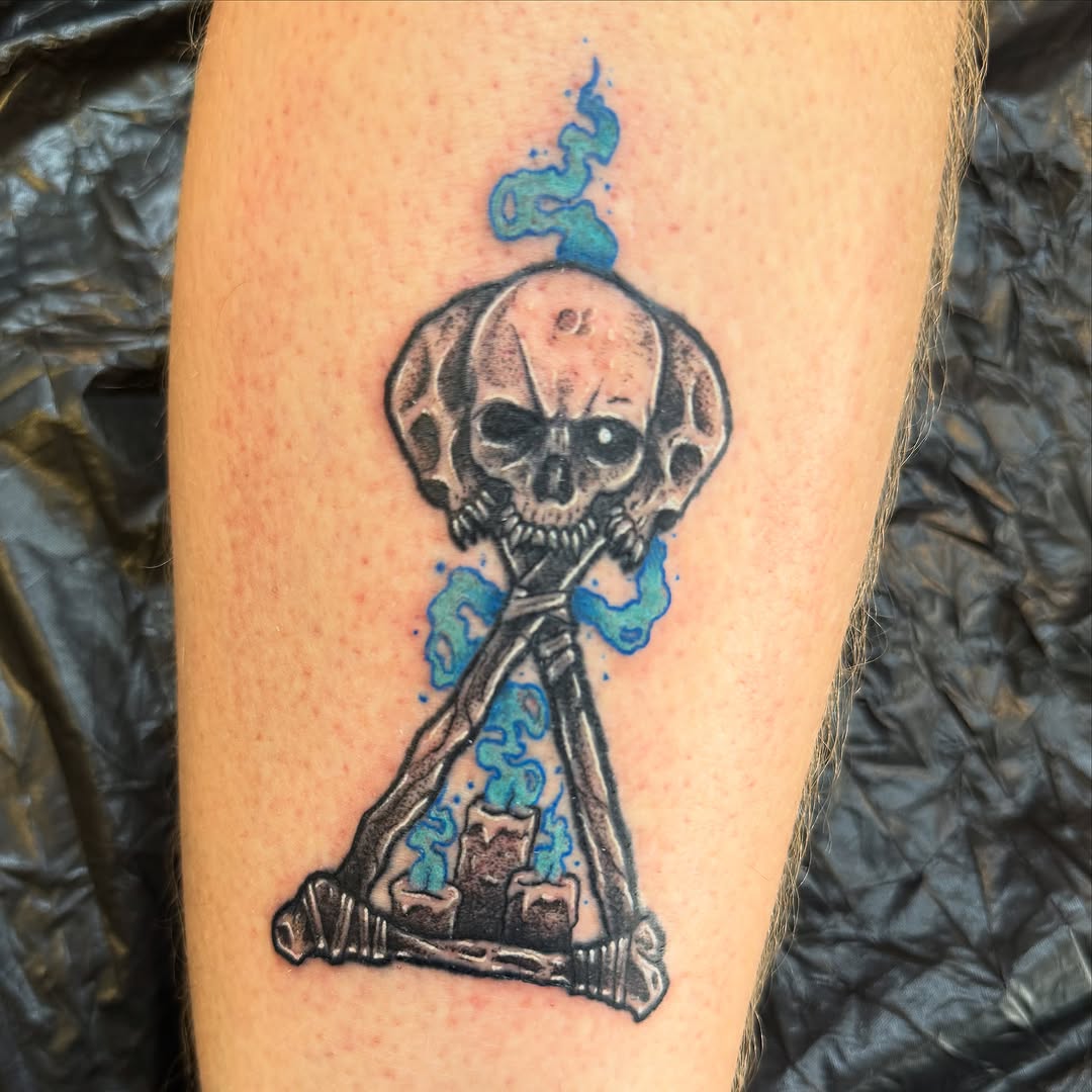 Tattoo by @bennwho_tattoo โ dark_realism, black_and_grey
