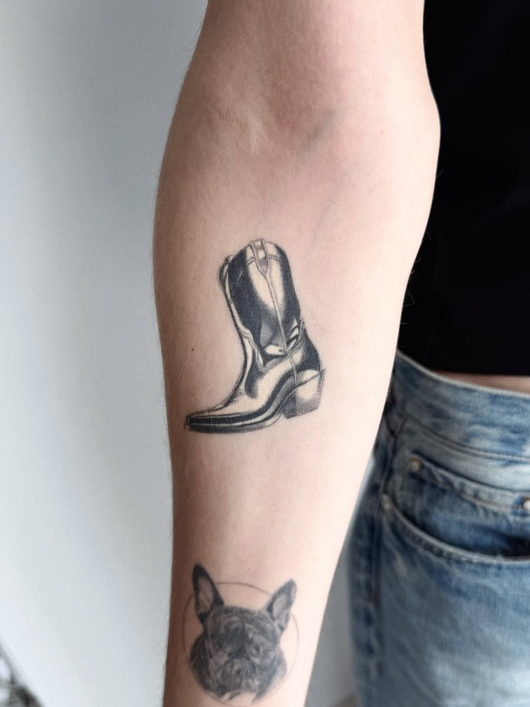Tattoo by @mathisxavier.tattoo — realism, black_and_grey