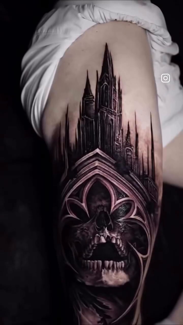 Tattoo by @jamesstrickland β dark_realism, black_and_grey