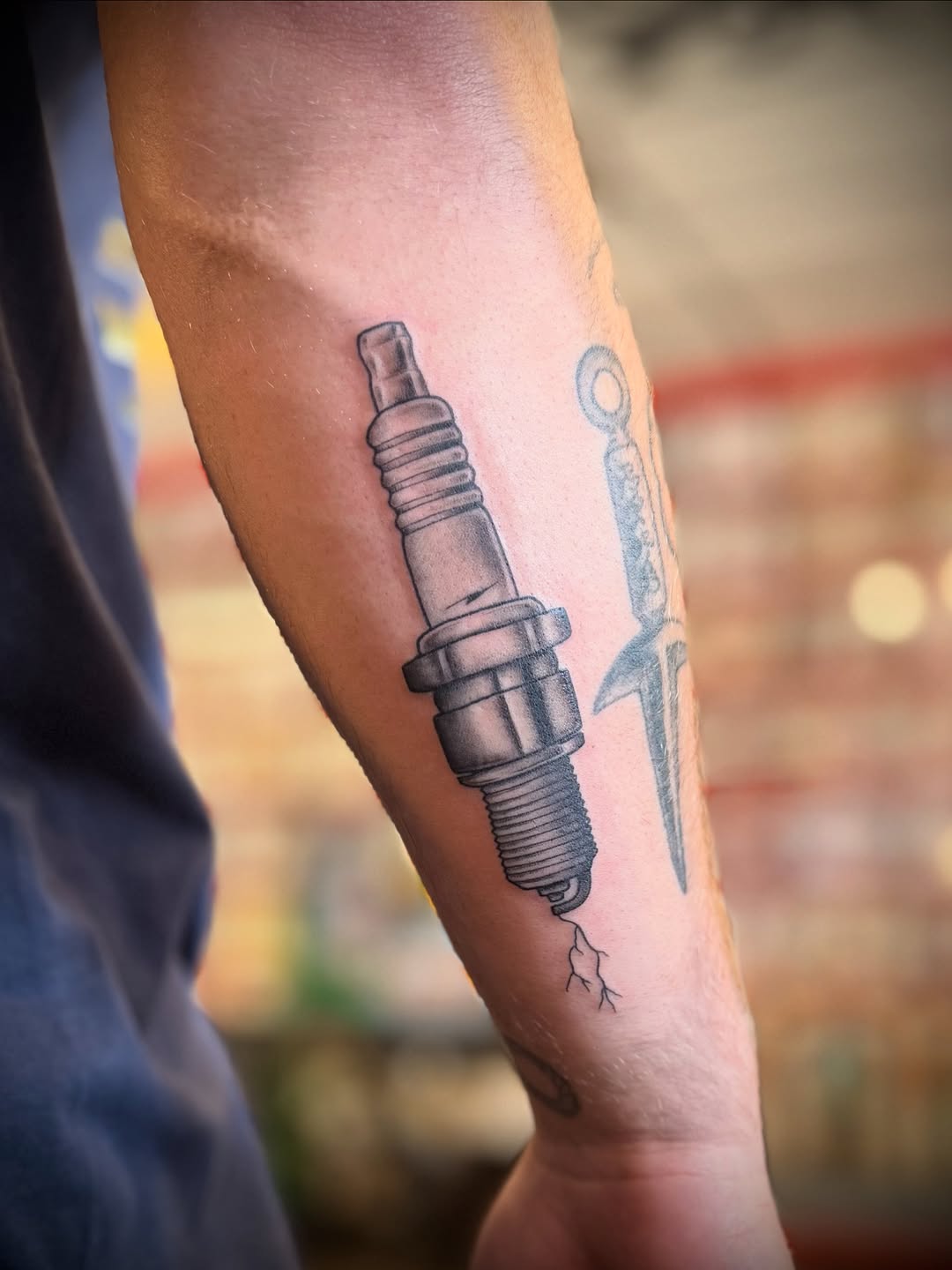 Tattoo by @jaybeetattoo — realism, black_and_grey