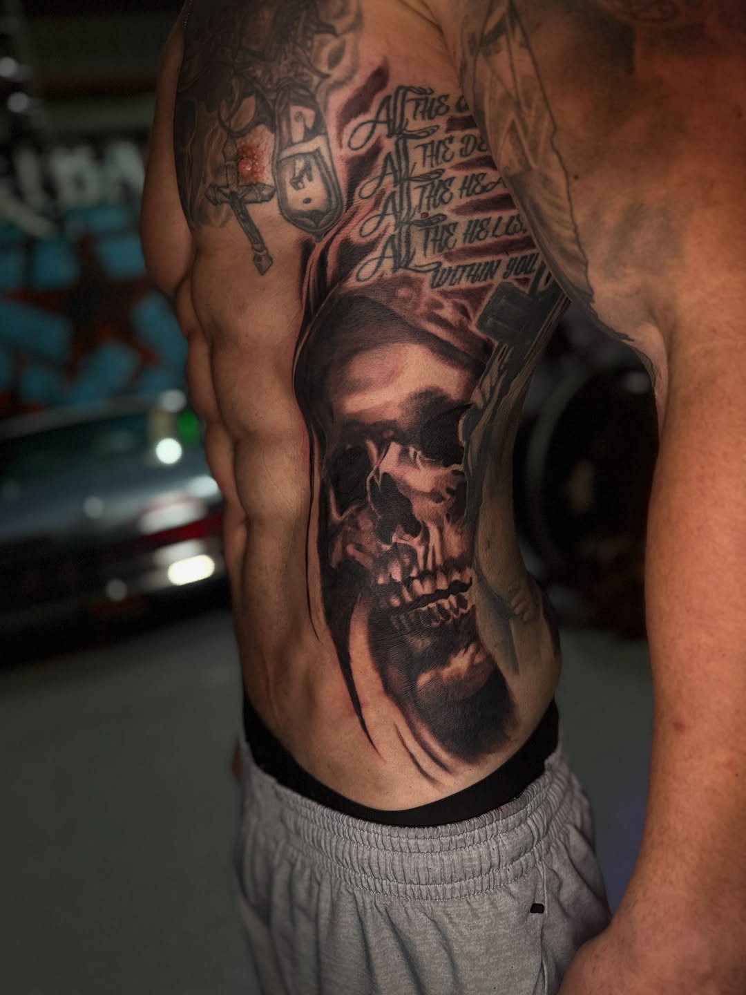 Tattoo by @tat2danny_ โ black_and_grey, realism