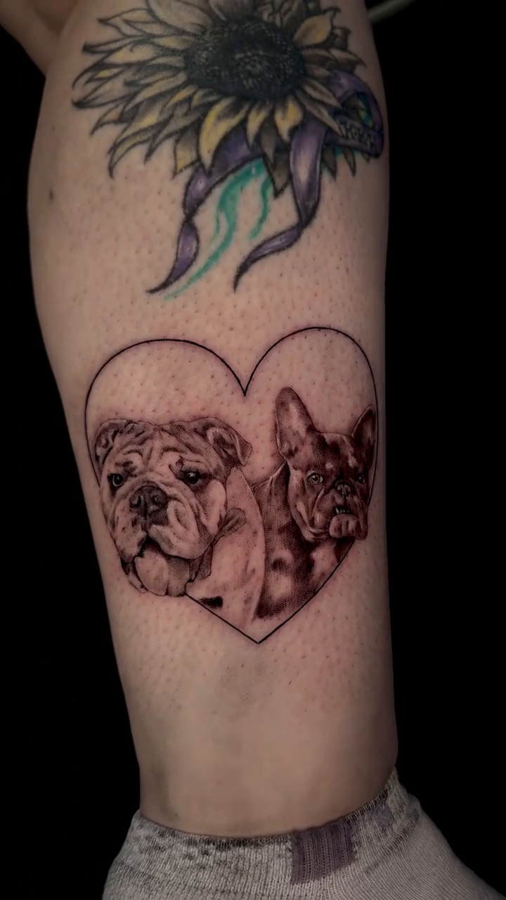 Tattoo by @kannyka.tattoo β realism, black_and_grey