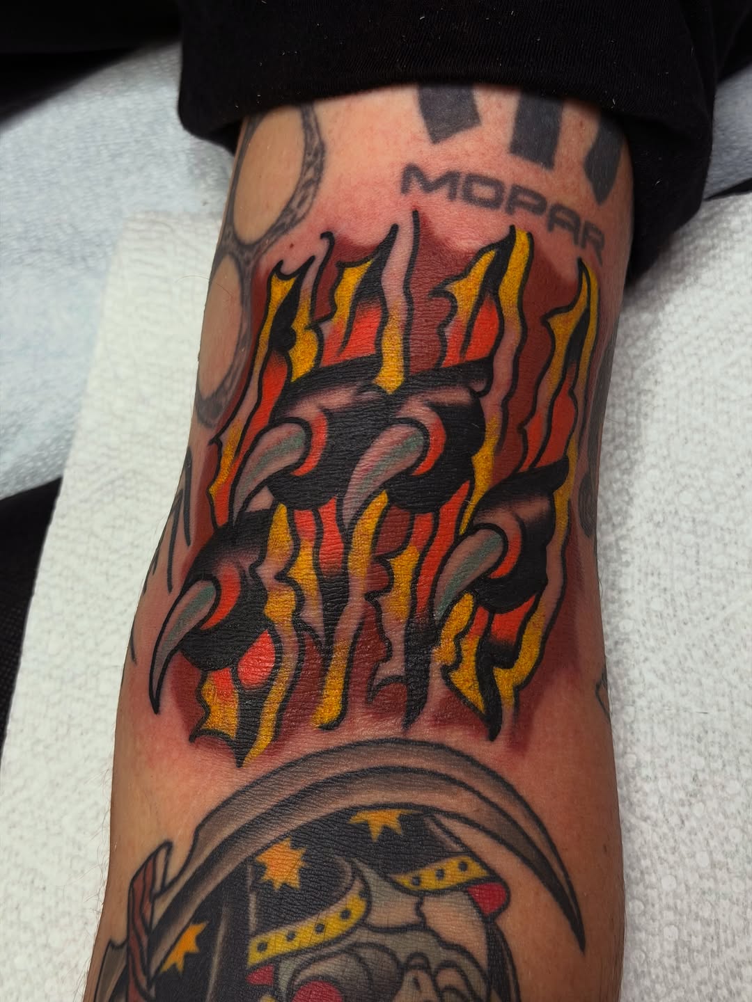 Tattoo by @stevieptattoo — american_traditional, illustrative