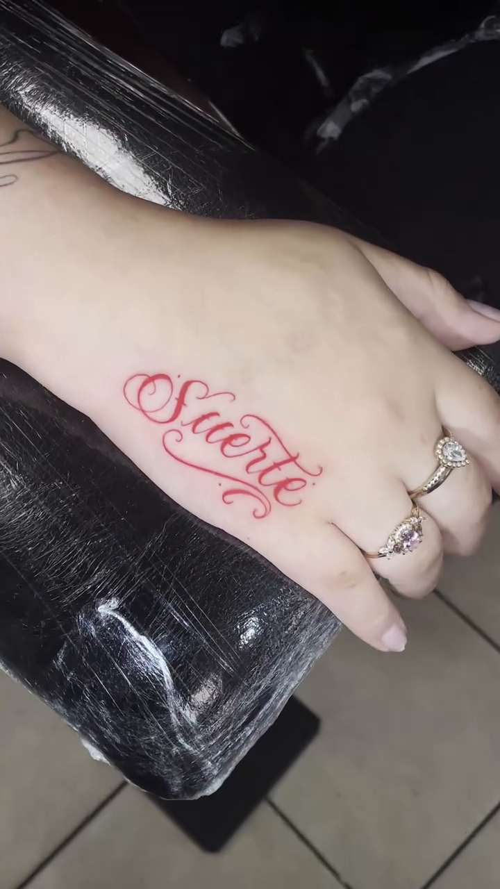 Tattoo by @ta2ese β lettering_script, fine_line