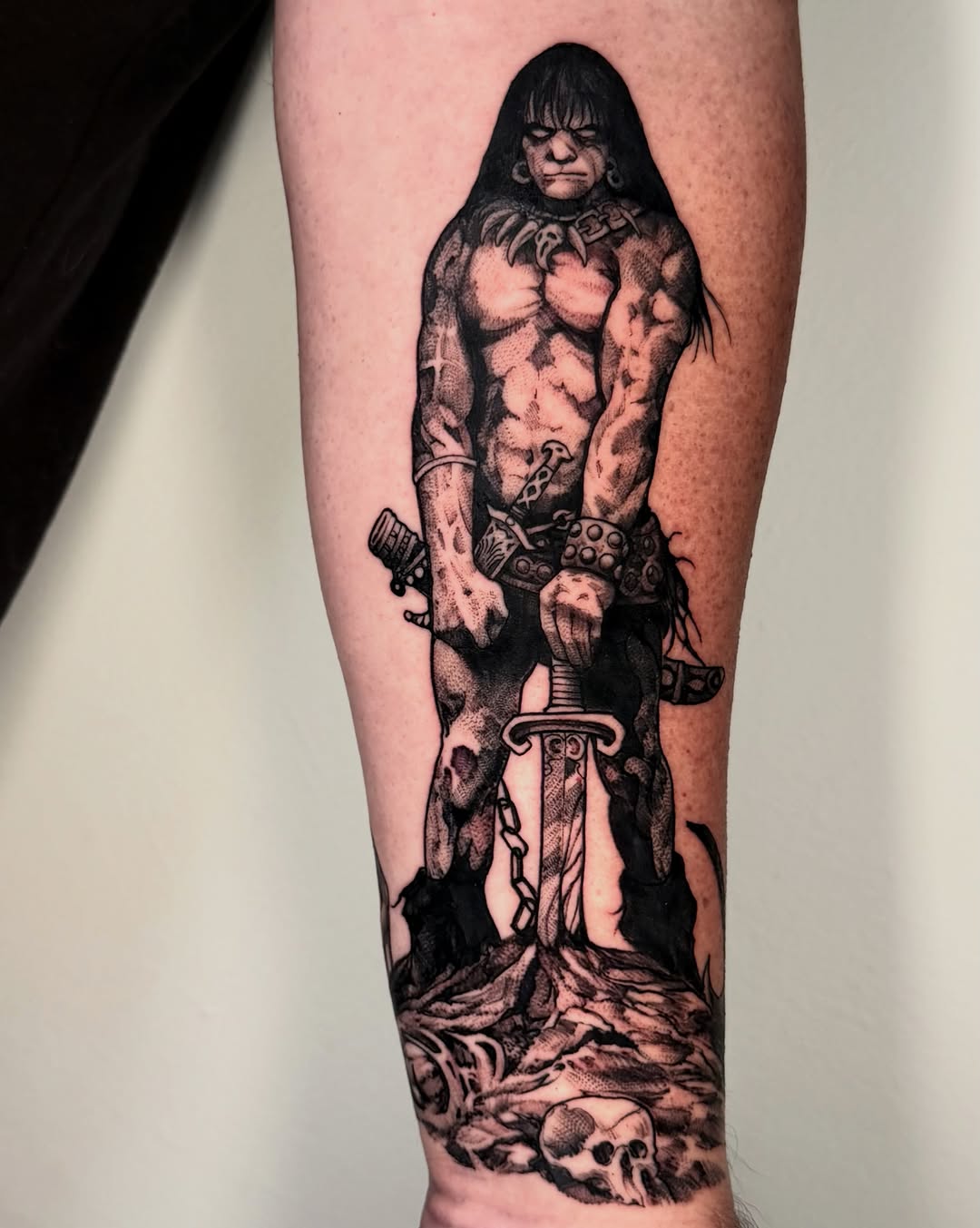 Tattoo by @dylansmith_ink — black_and_grey, realism