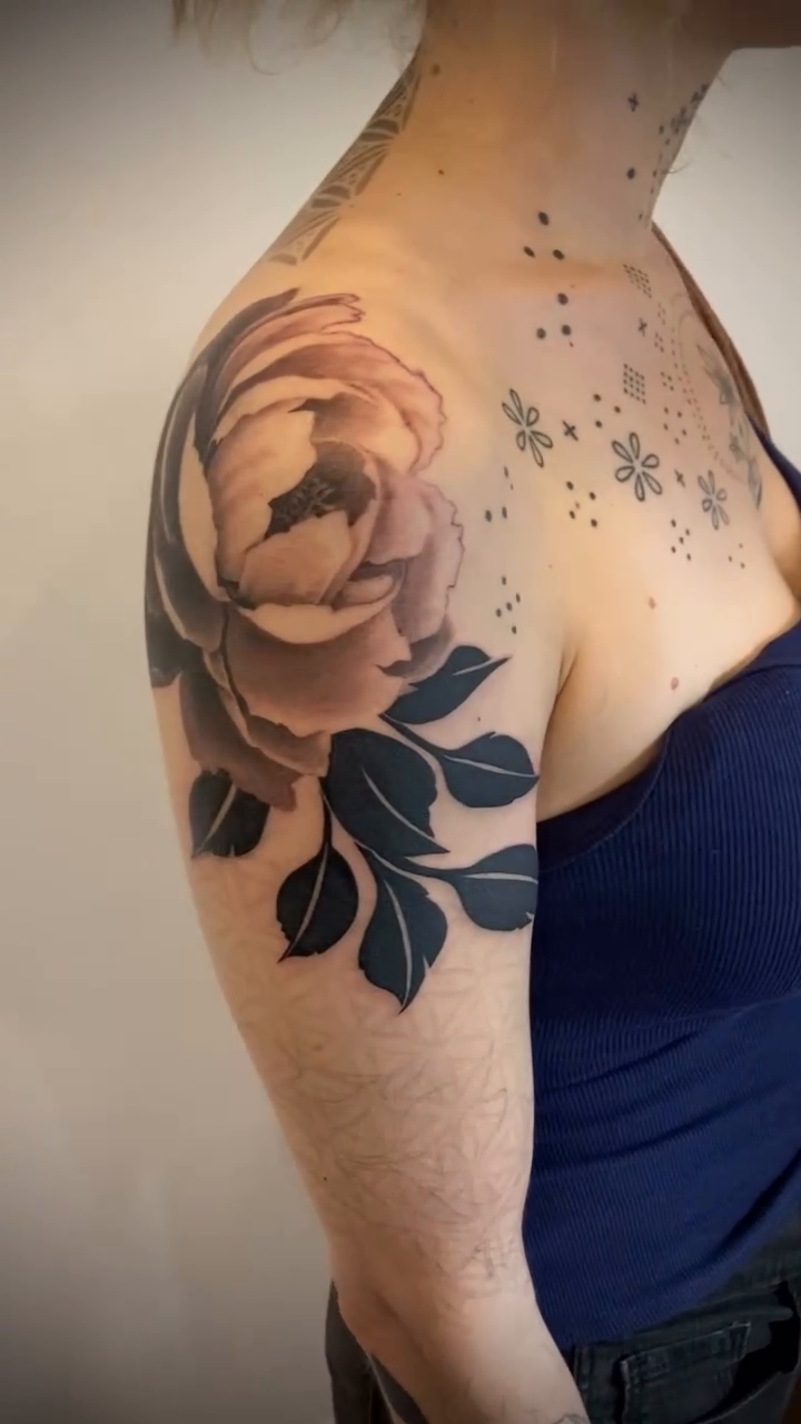 Tattoo by @dominic.pirro β realism, black_and_grey