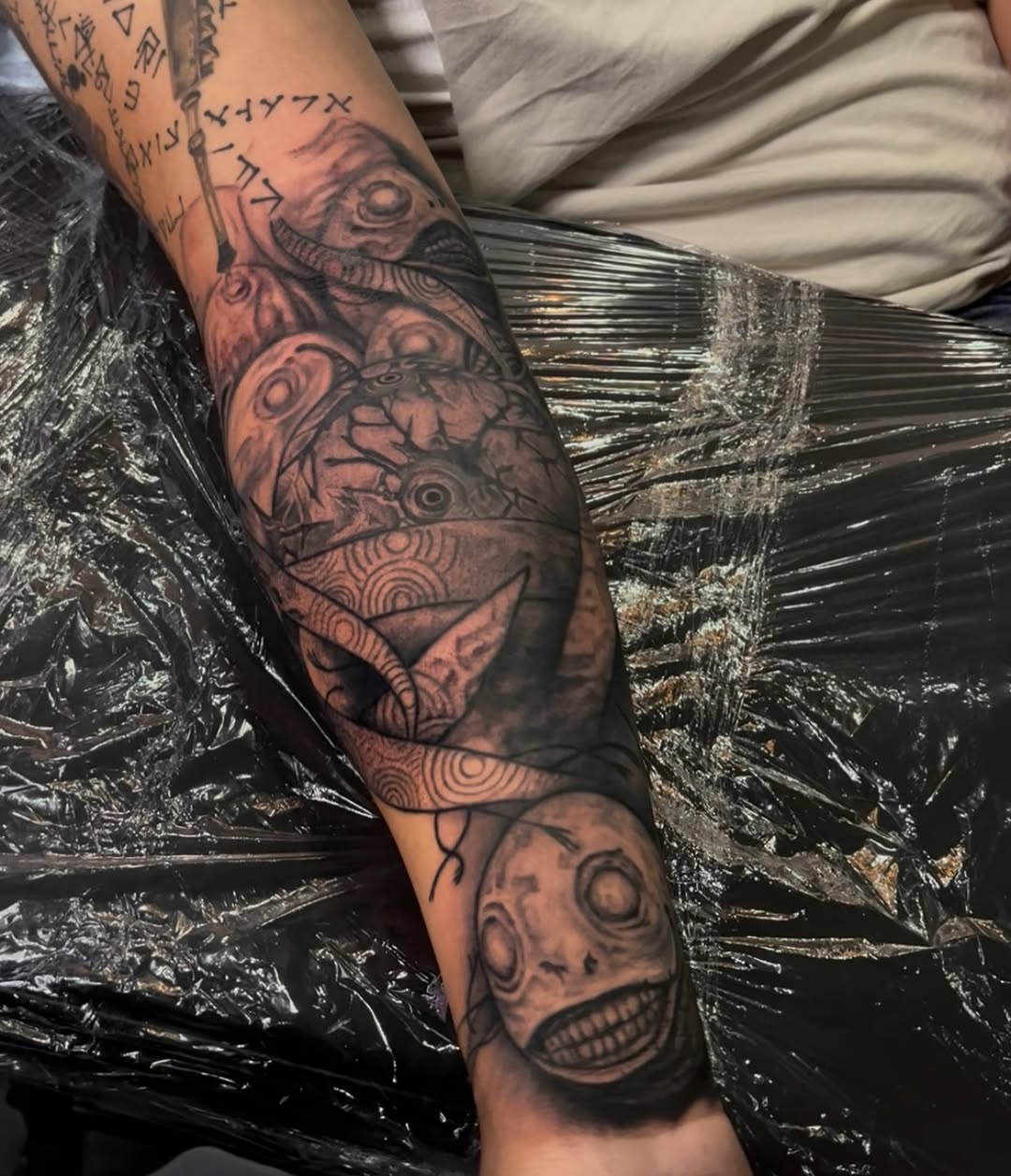Tattoo by @brycewilliam.tattoos — black_and_grey, illustrative