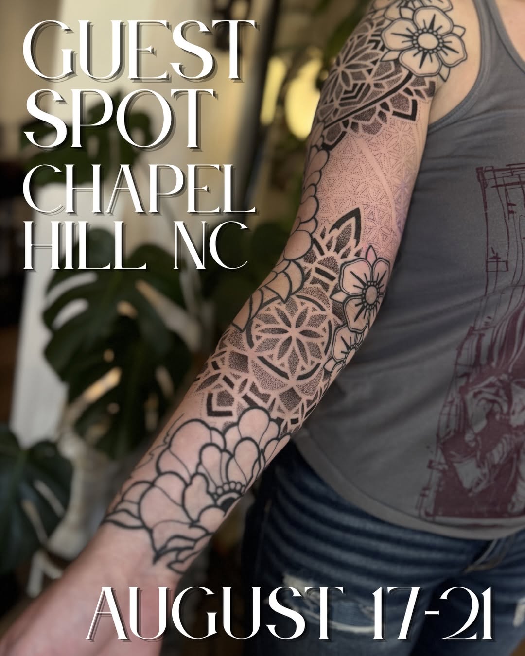 Tattoo by @symmetrychaos — geometric, dotwork