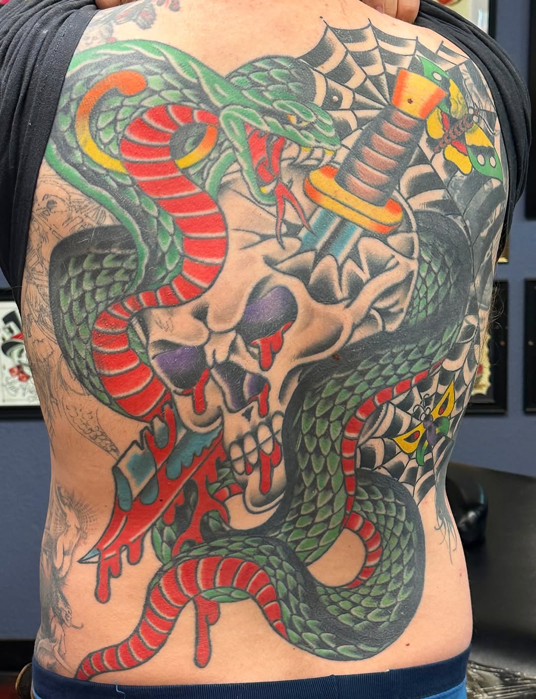 Tattoo by @max_mogstad — american_traditional, japanese_irezumi