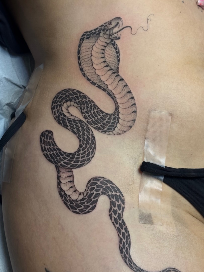 Tattoo by @tiffany.btattoos — black_and_grey, realism