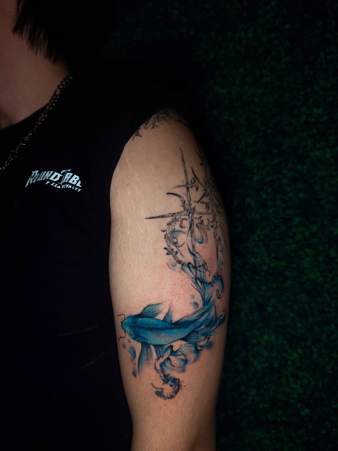 Tattoo by @bellaskytattoos — illustrative, watercolor