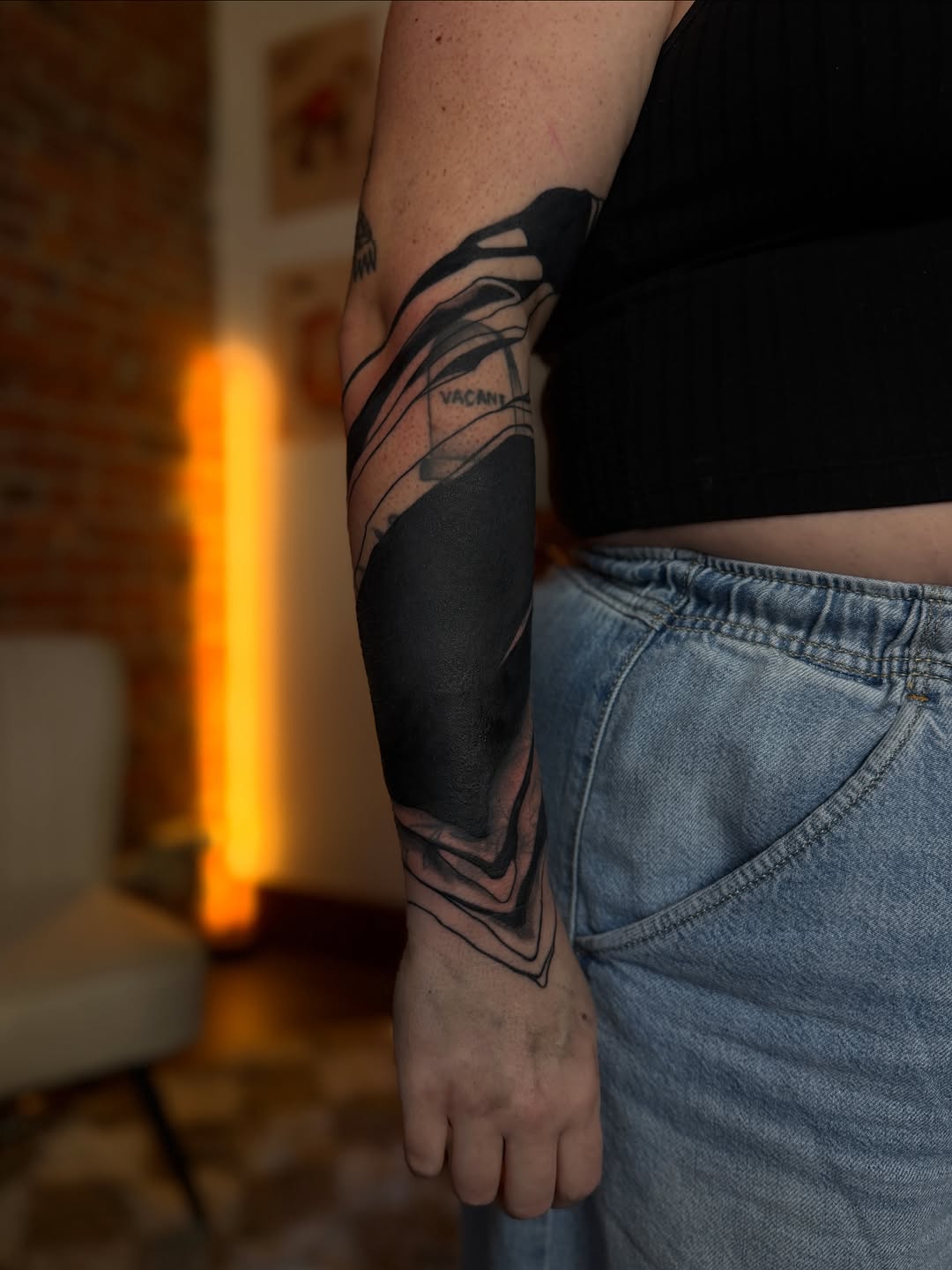 Tattoo by @cjamtattoos — blackwork, illustrative