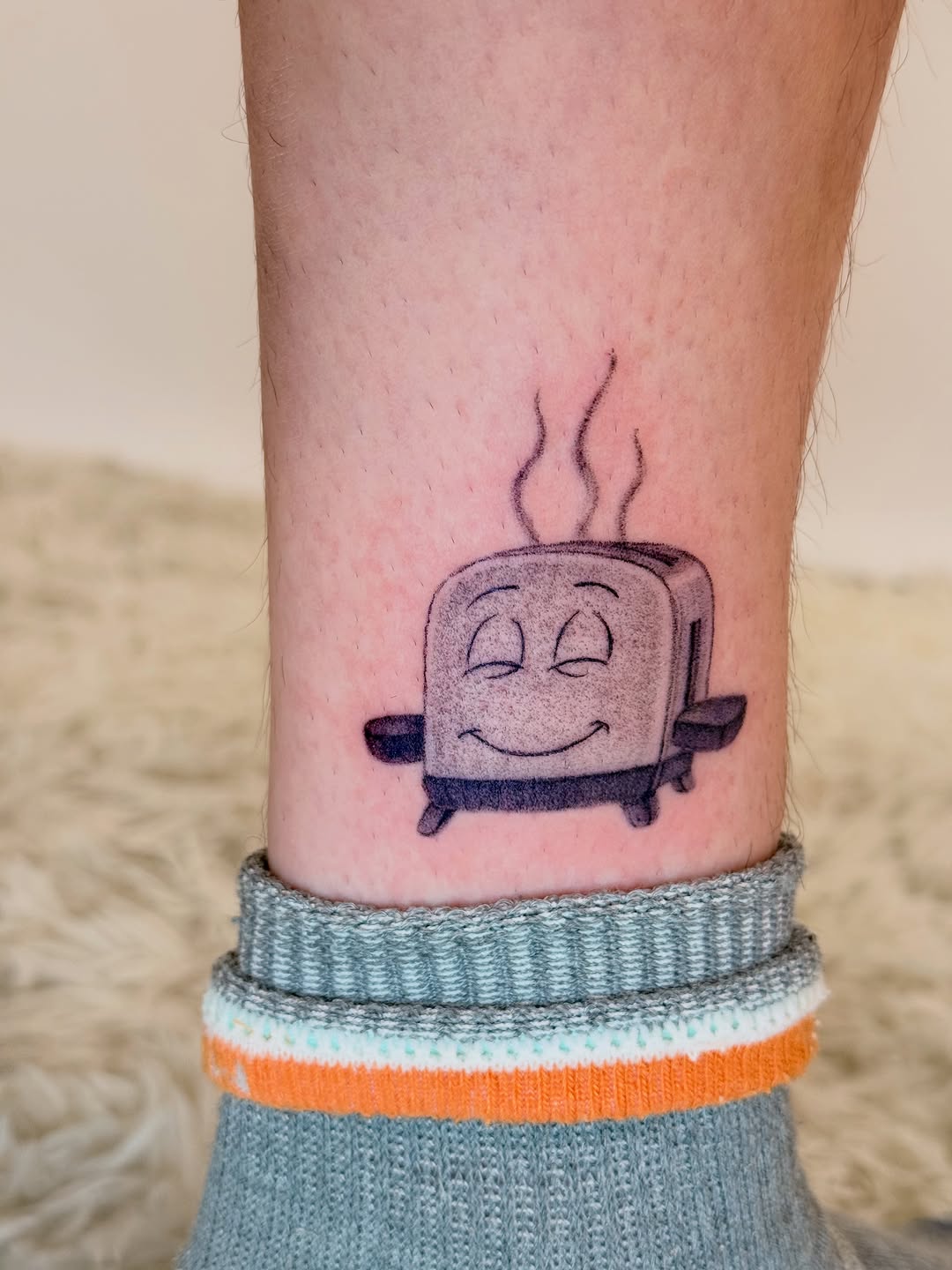Tattoo by @yuri.tattooist — illustrative, anime