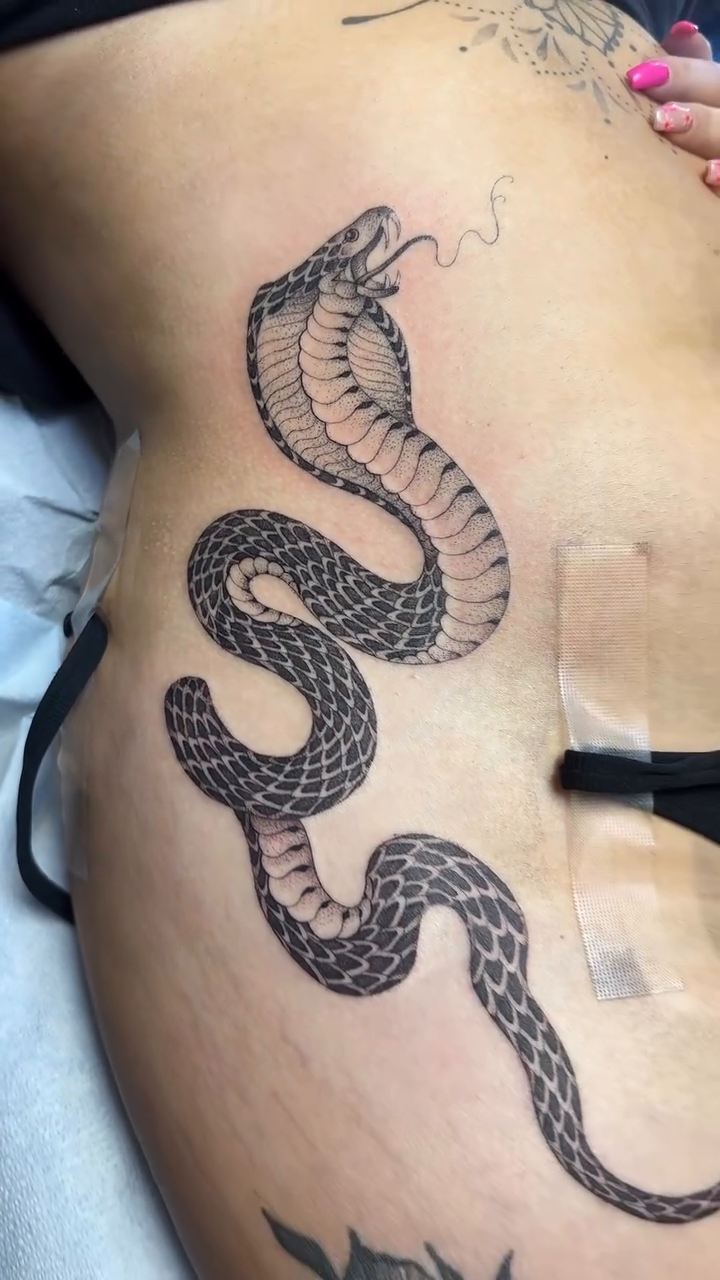 Tattoo by @tiffany.btattoos — black_and_grey, realism