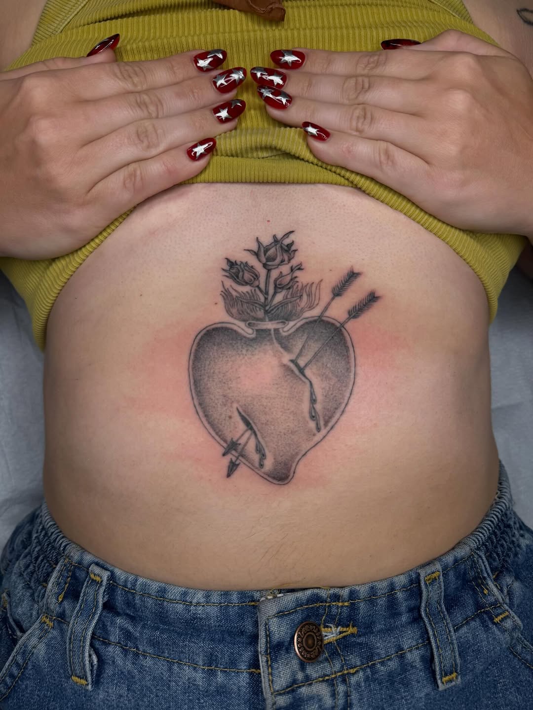 Tattoo by @mothmilk — black_and_grey, realism