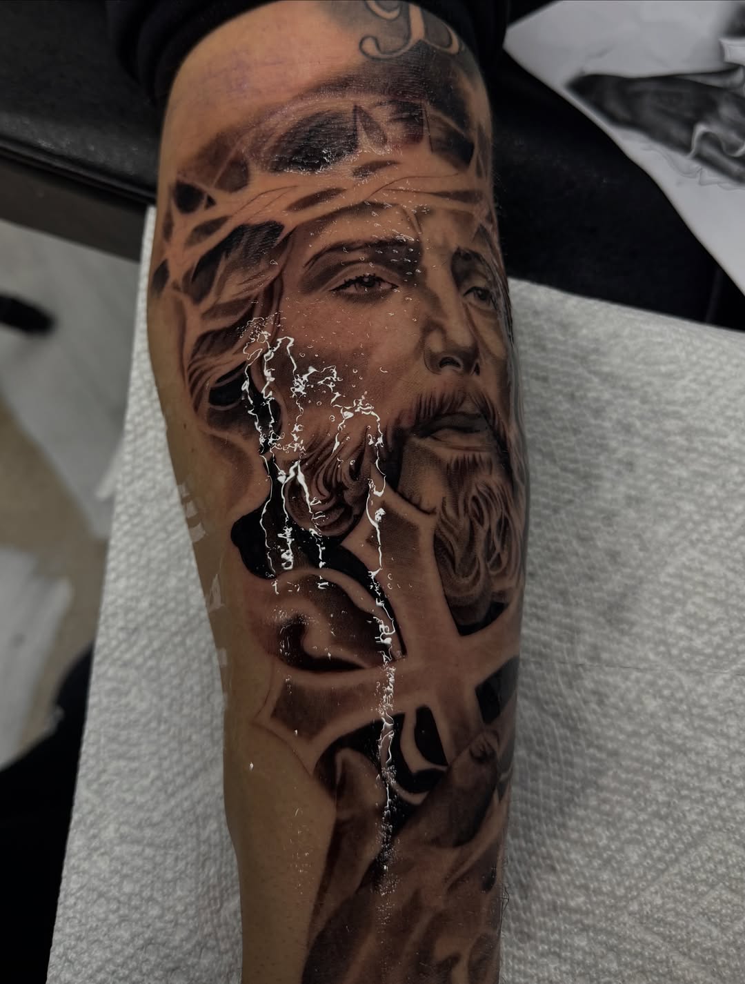 Tattoo by @romyrodz — realism, black_and_grey