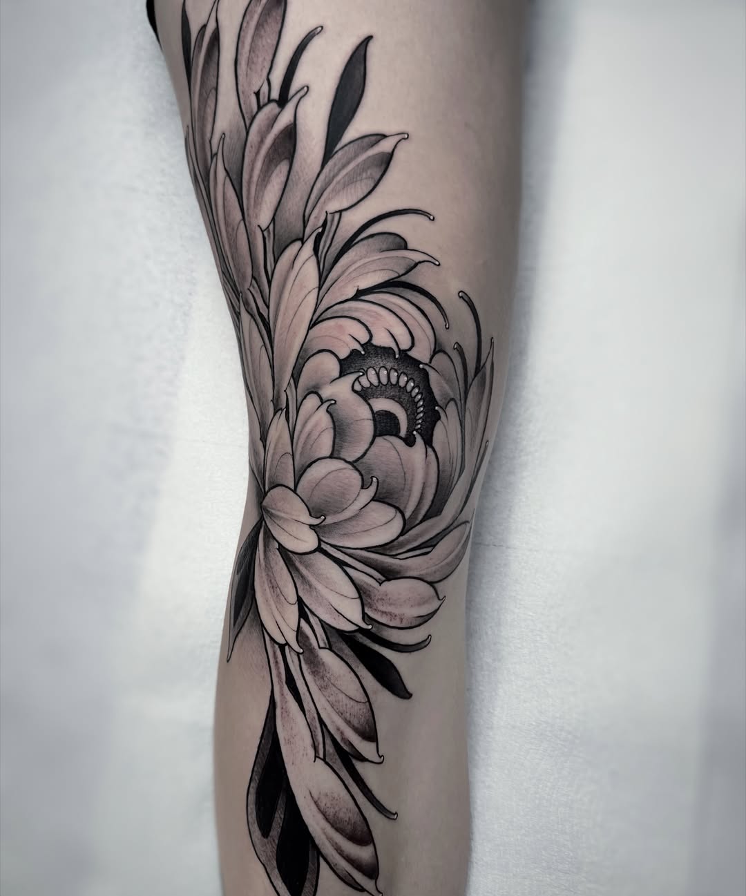 Tattoo by @raso_tattoo — black_and_grey