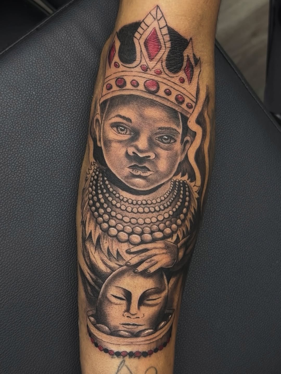 Tattoo by @loboink_ — realism, black_and_grey