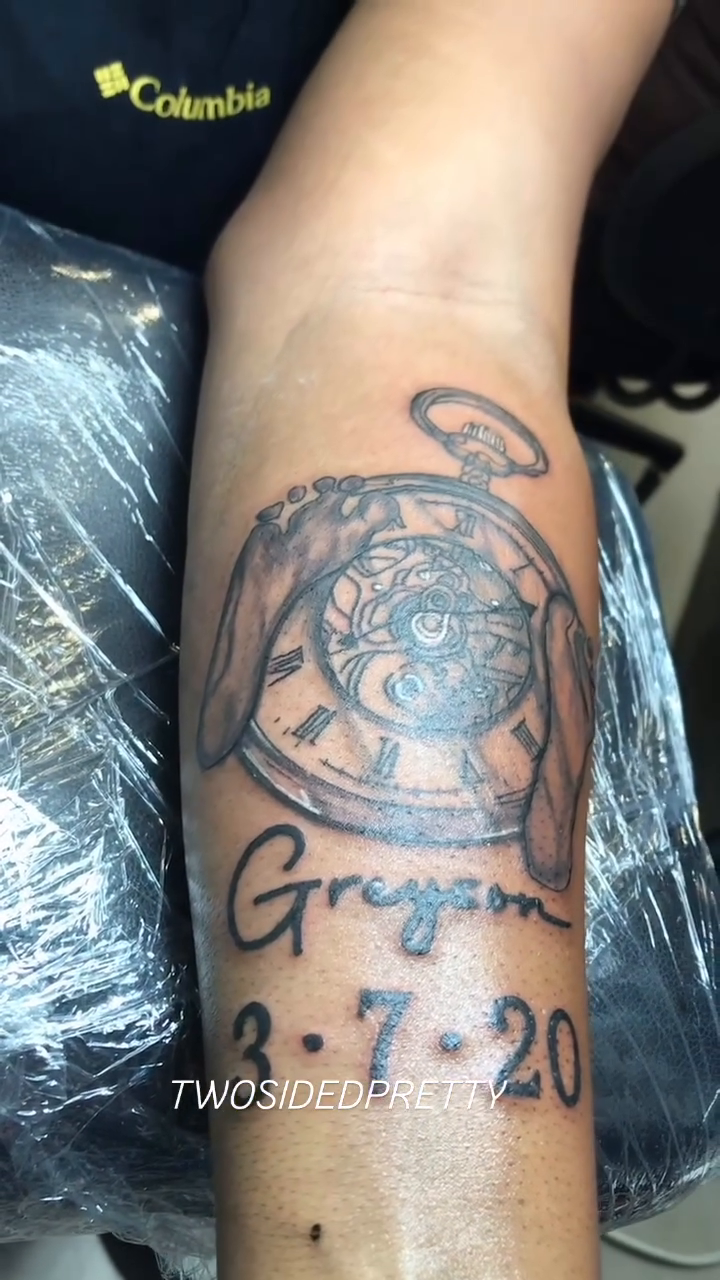 Tattoo by @twosidedpretty โ black_and_grey, realism