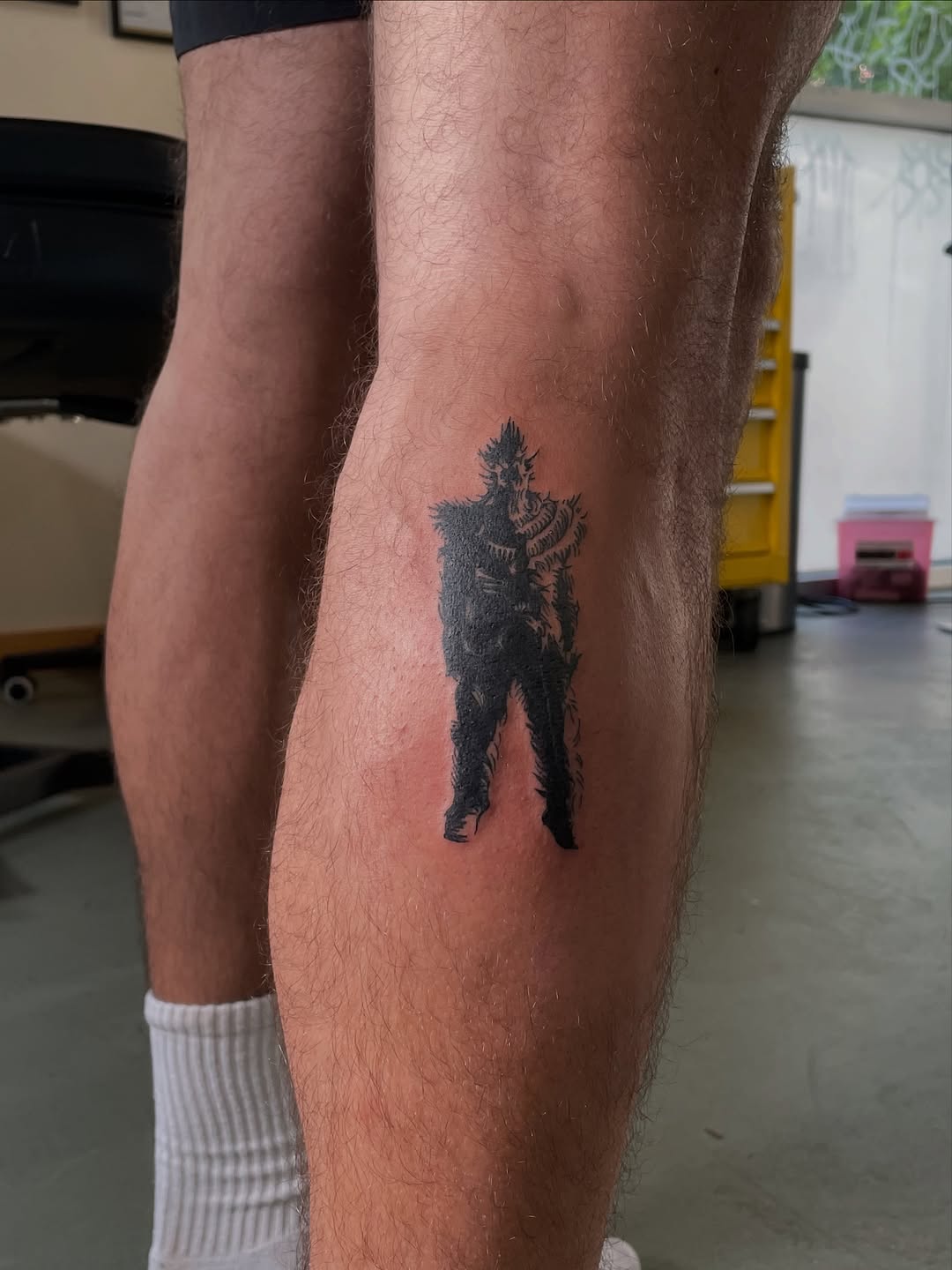 Tattoo by @james.needle — blackwork, illustrative