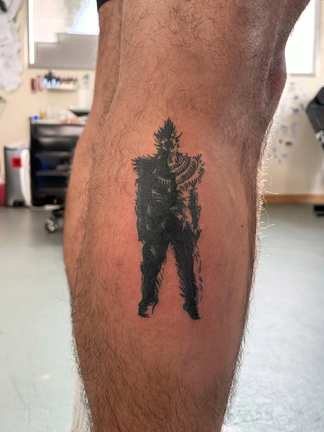 Tattoo by @james.needle — blackwork