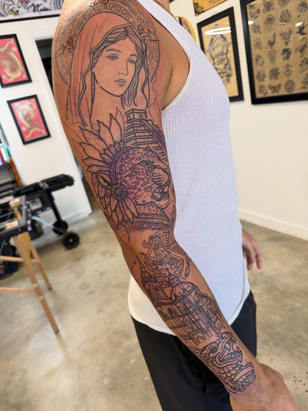 Tattoo by @thisismyempire — black_and_grey