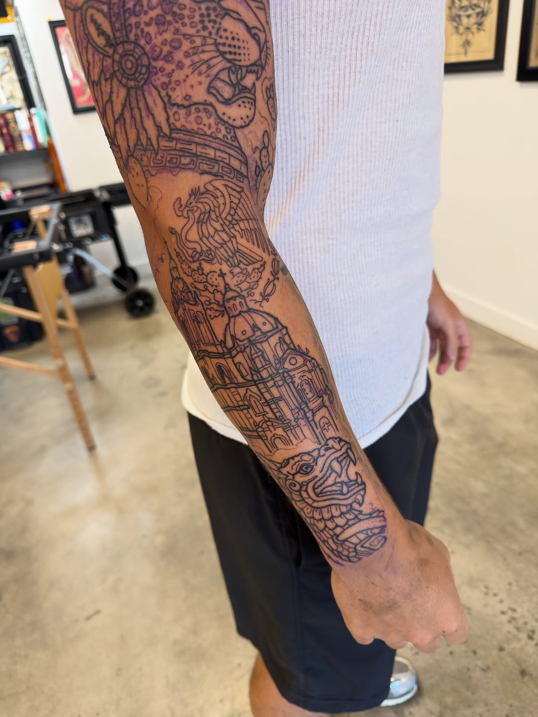 Tattoo by @thisismyempire — blackwork
