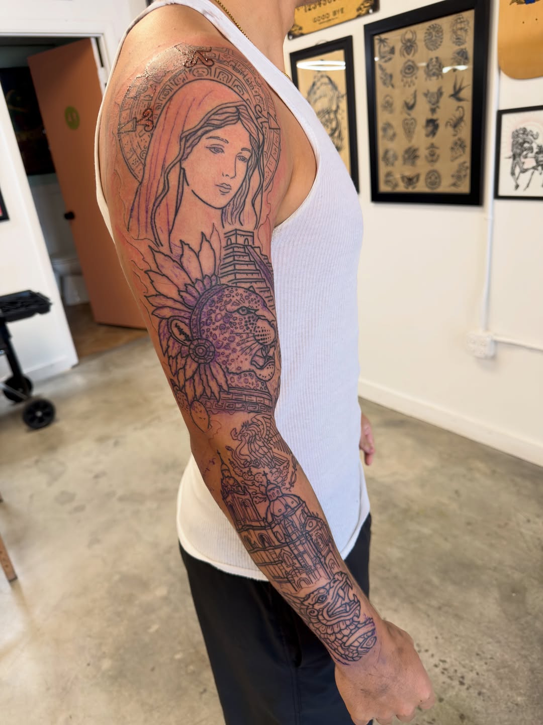 Tattoo by @thisismyempire — black_and_grey