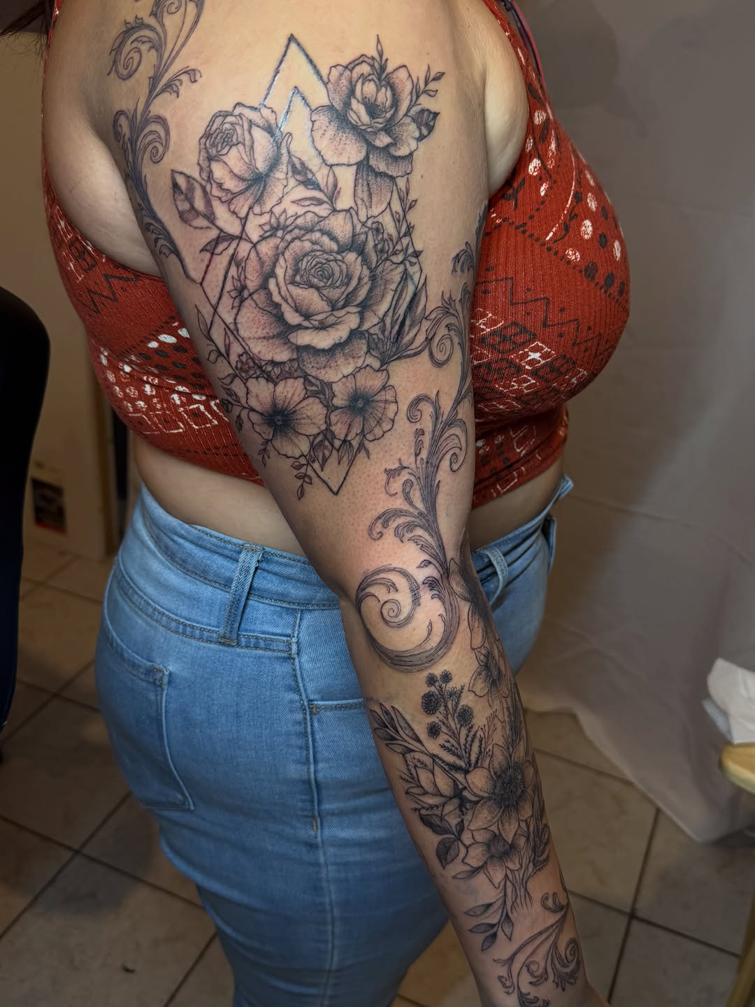 Tattoo by @tatssbydess — illustrative, black_and_grey