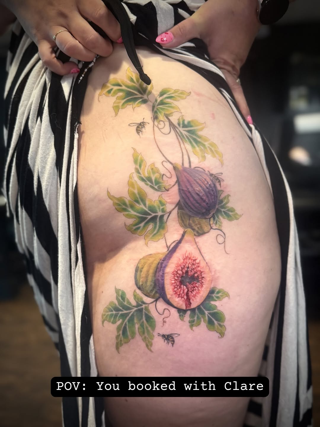 Tattoo by @honeyclare.ink — realism, fine_line