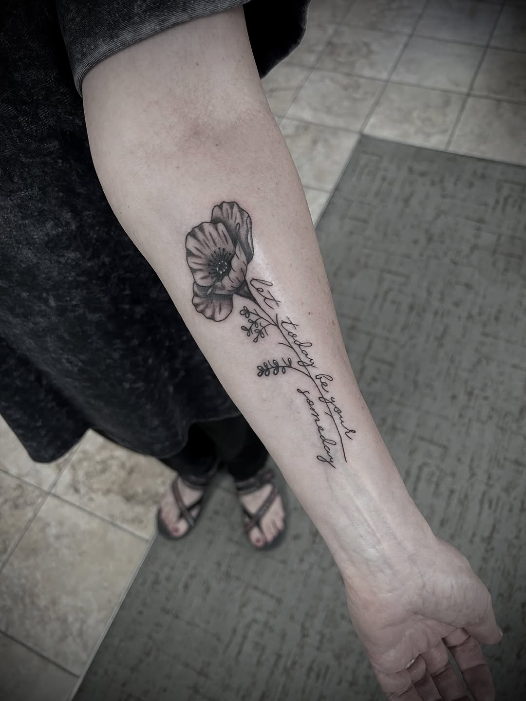 Tattoo by @austinhilltattoos — fine_line, lettering_script