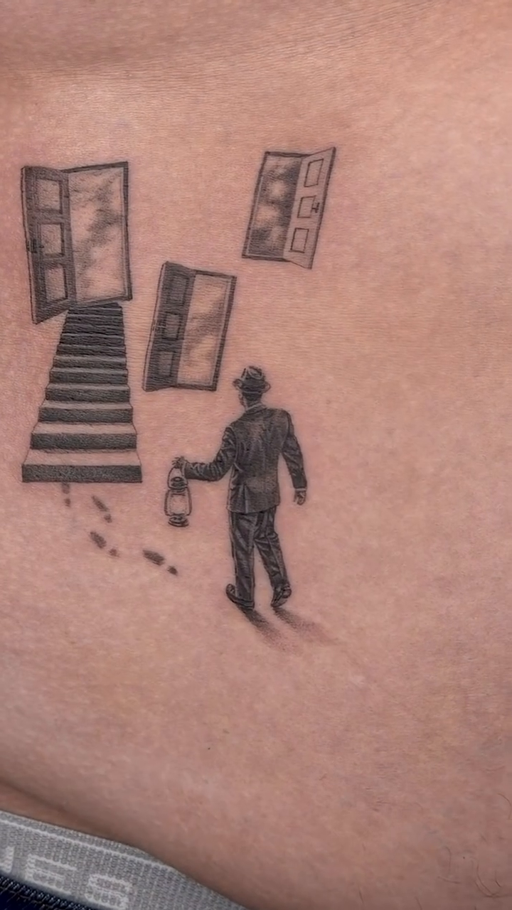 Tattoo by @bryan.gee — illustrative, black_and_grey