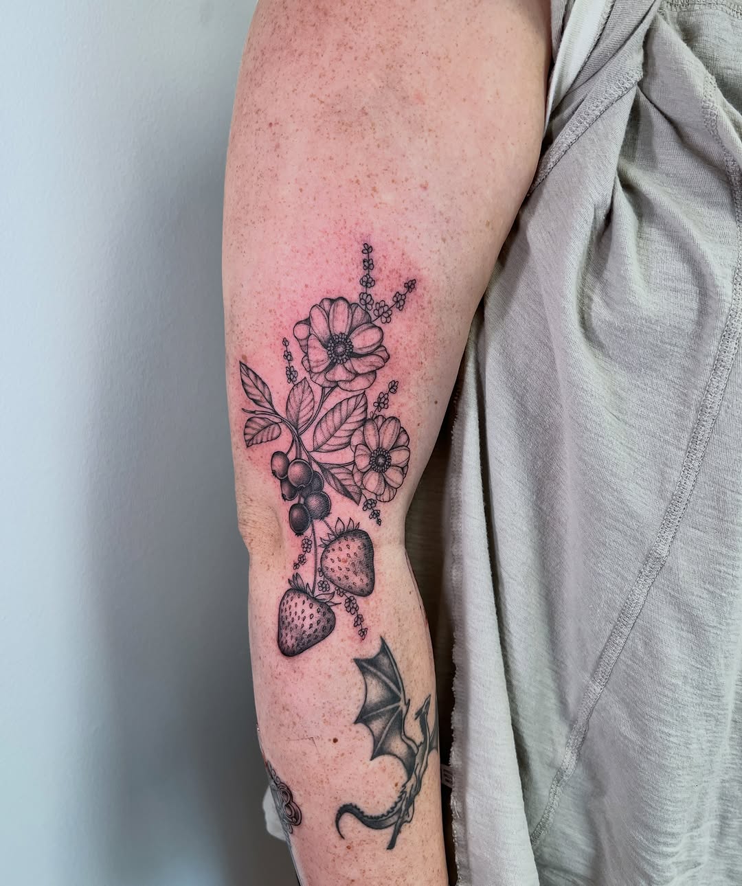 Tattoo by @presley.tattoos — illustrative, black_and_grey