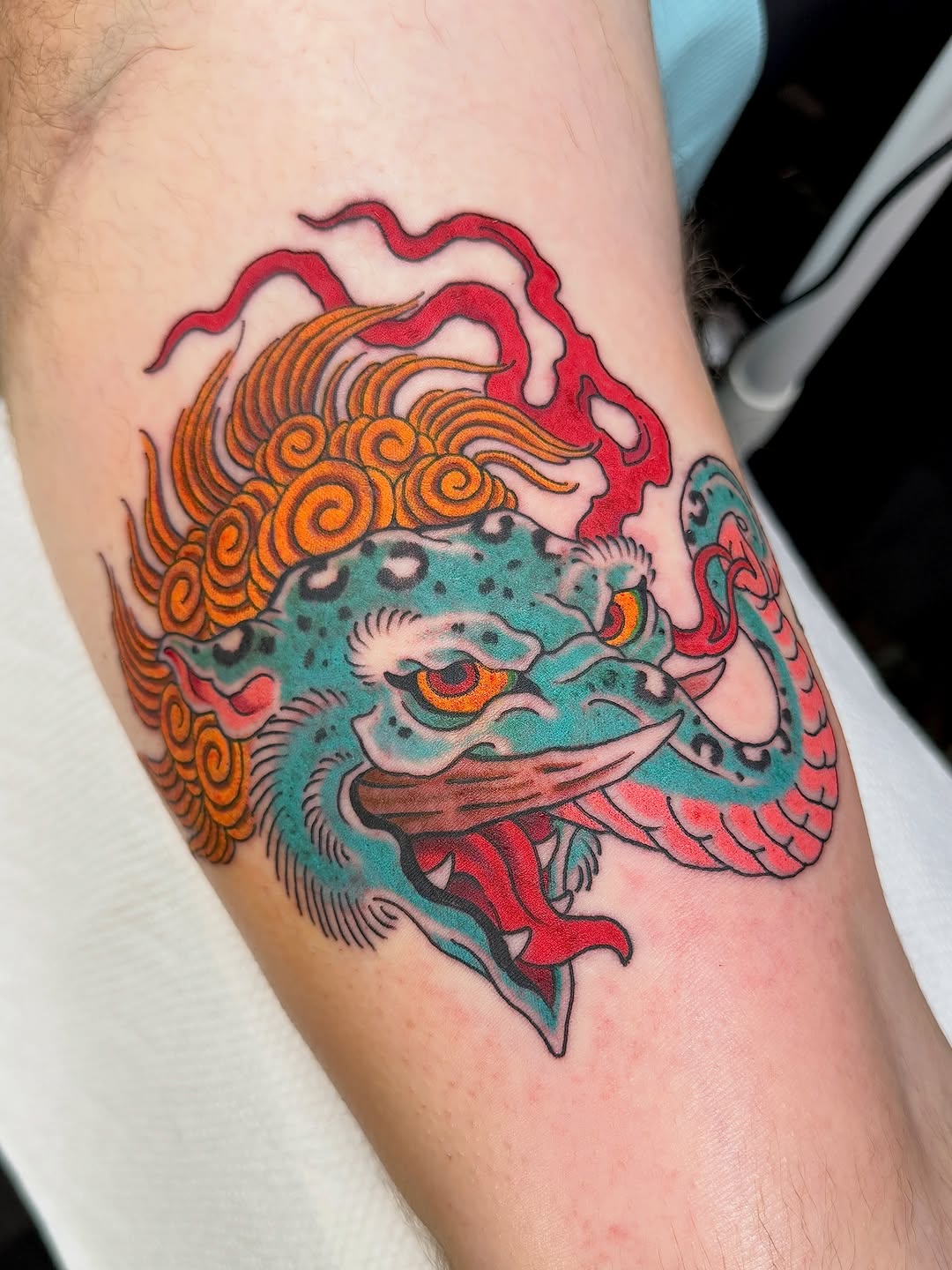 Tattoo by @cousins_tattoos — japanese_irezumi, illustrative