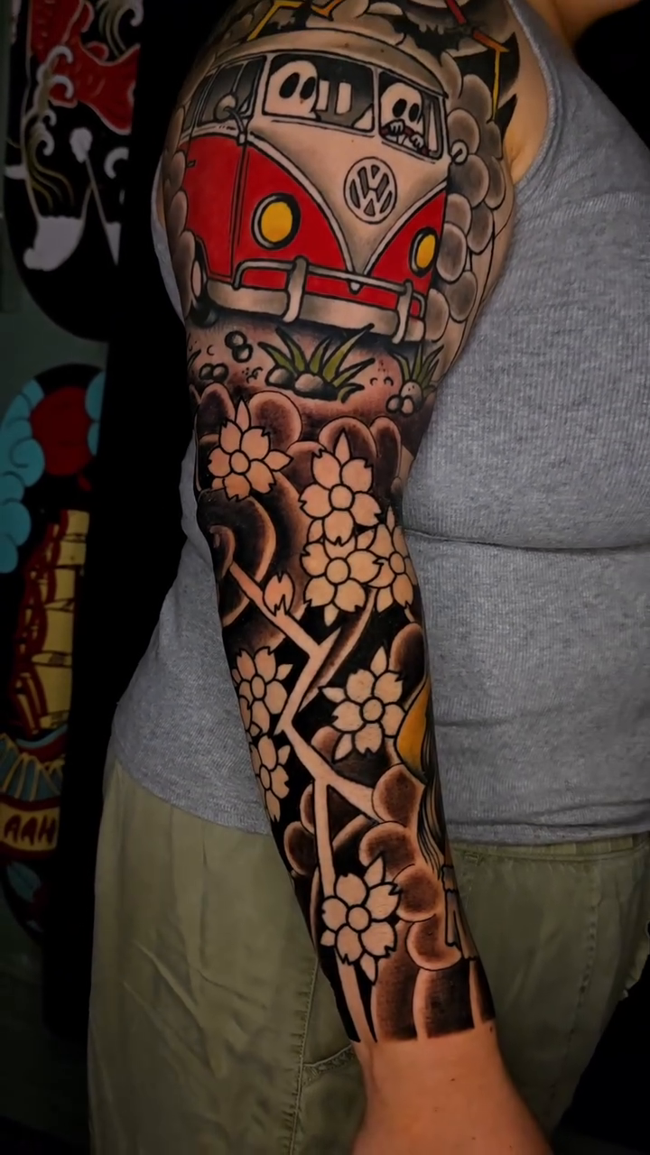 Tattoo by @brother.israel — japanese_irezumi, neo_traditional