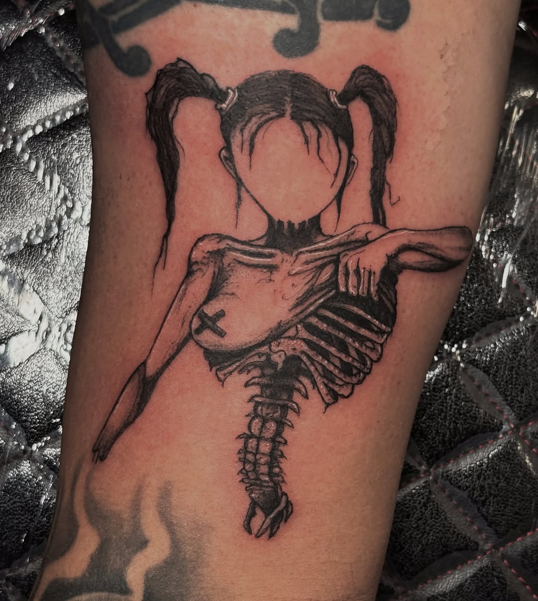 Tattoo by @acoupletattoos โ illustrative, dark_realism
