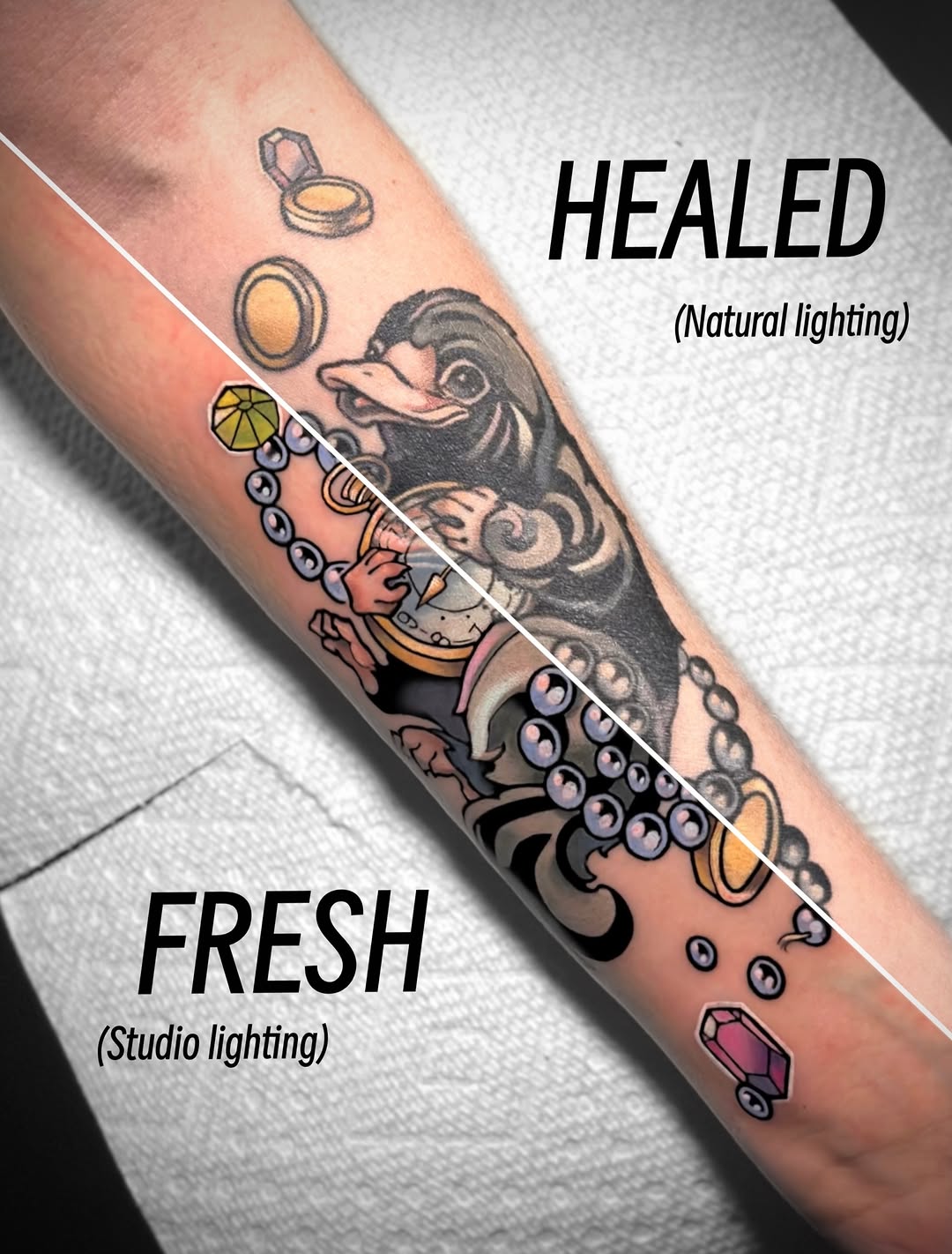 Tattoo by @fear.boner — new_school, anime