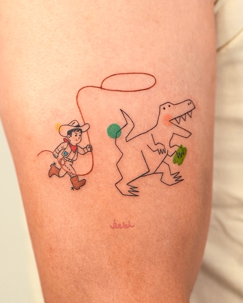 Tattoo by @jebi.tattoo — illustrative, fine_line