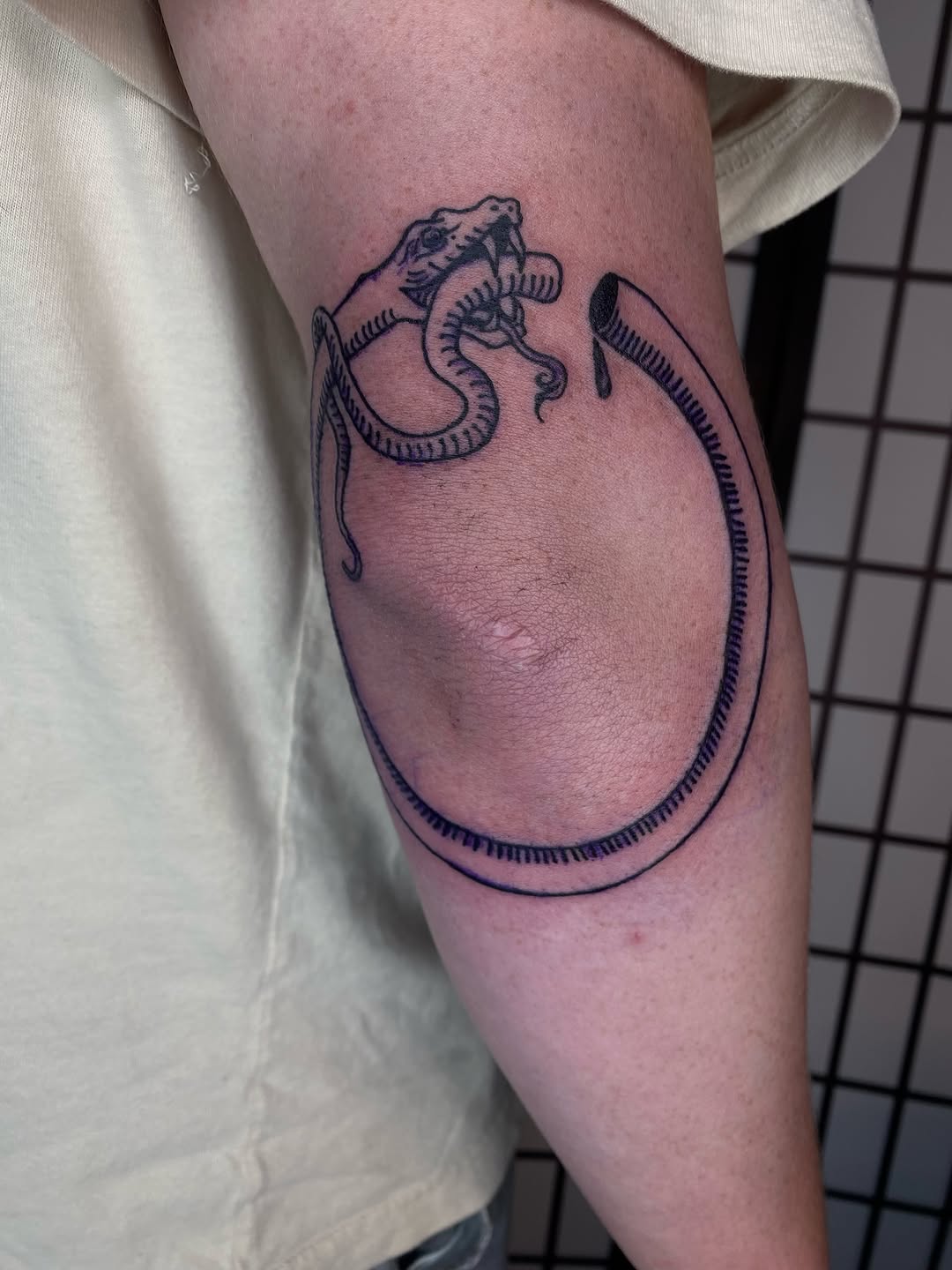 Tattoo by @magic_rabbitt โ blackwork