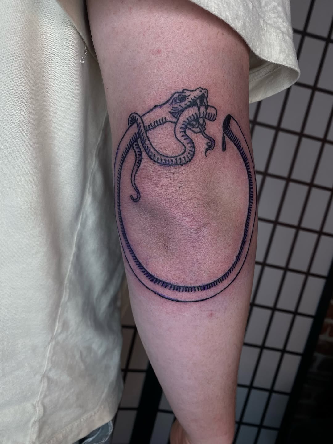 Tattoo by @magic_rabbitt โ blackwork