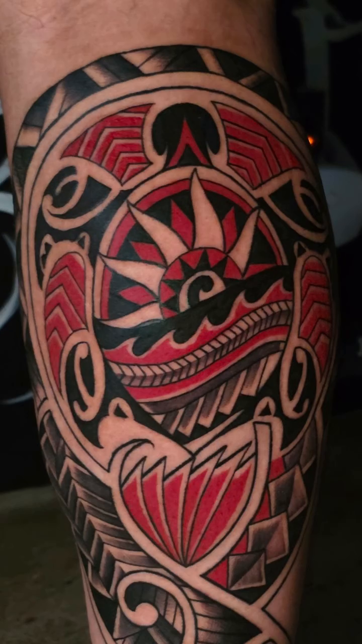 Tattoo by @tattoo_seez โ tribal, illustrative