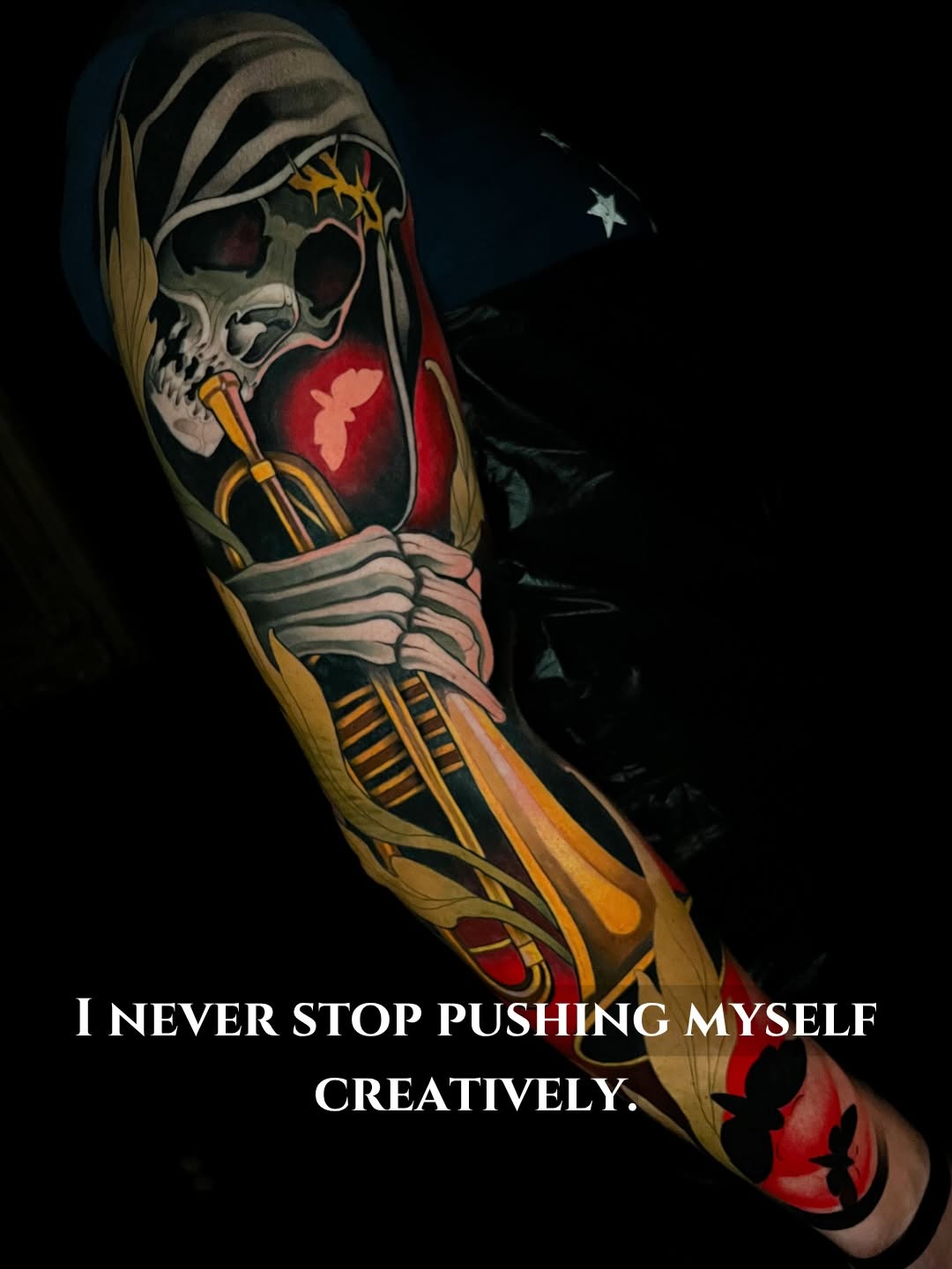 Tattoo by @tattoosbyskyler — illustrative, dark_realism