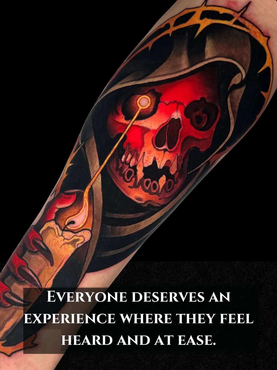 Tattoo by @tattoosbyskyler — dark_realism, illustrative