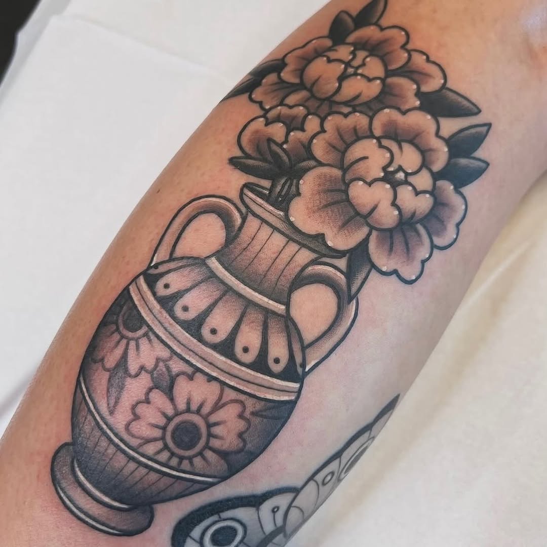 Tattoo by @ab.bautistatattoos — american_traditional, black_and_grey