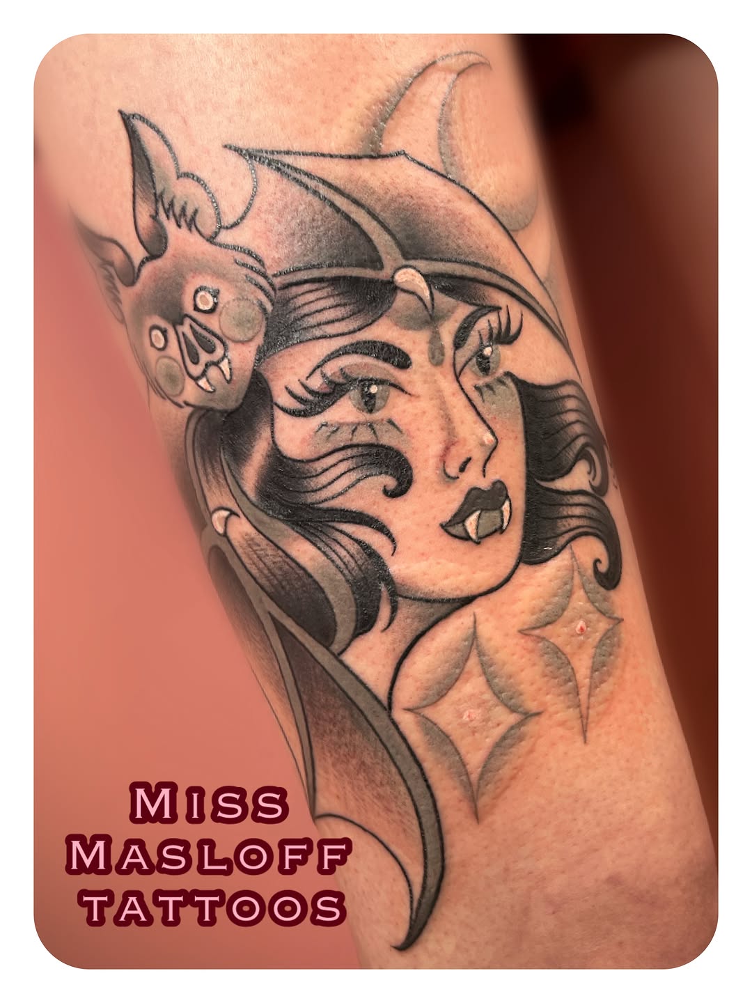 Tattoo by @missmasloff_tattoos — american_traditional, illustrative