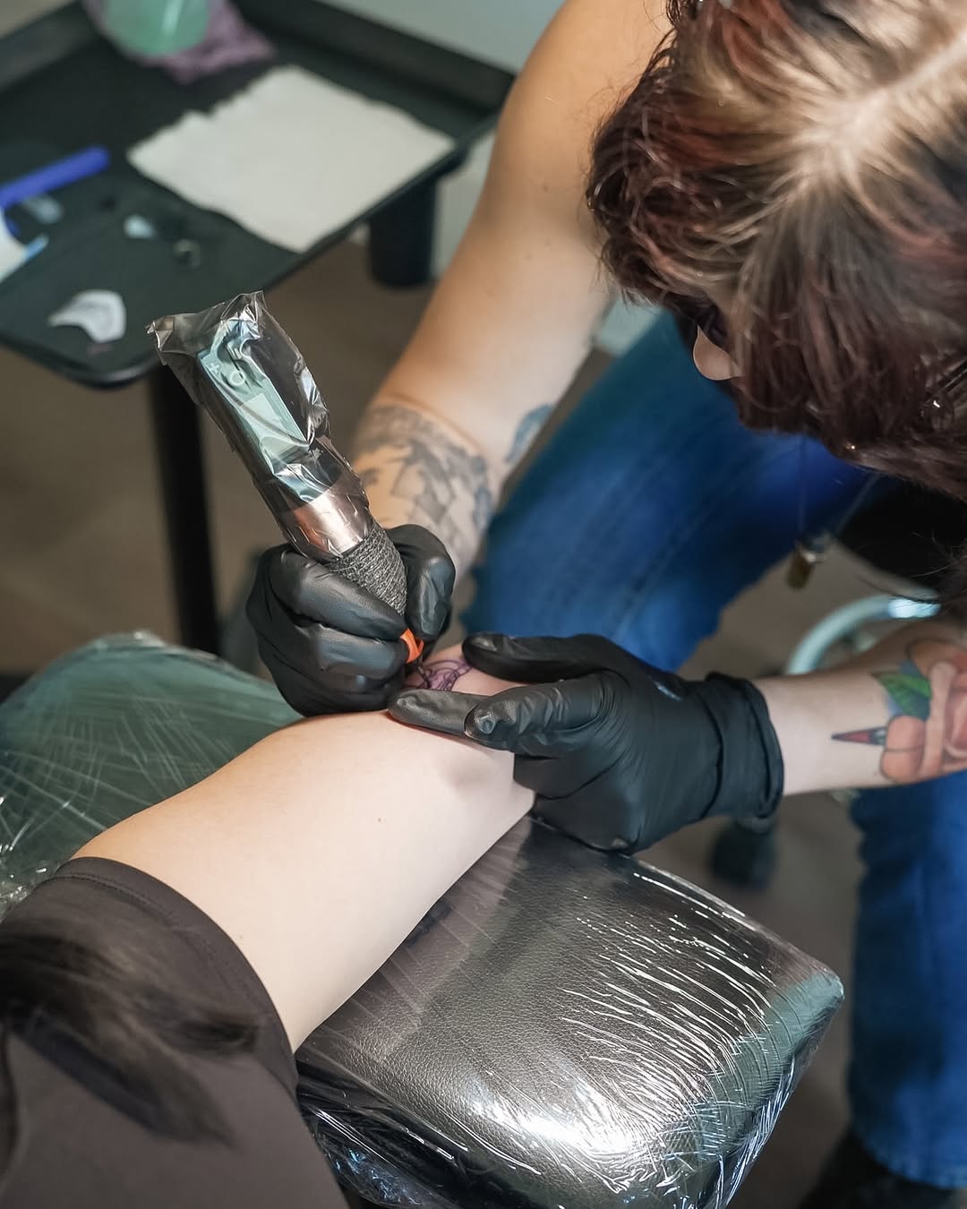 Tattoo by @kiwi.tatties — illustrative, black_and_grey