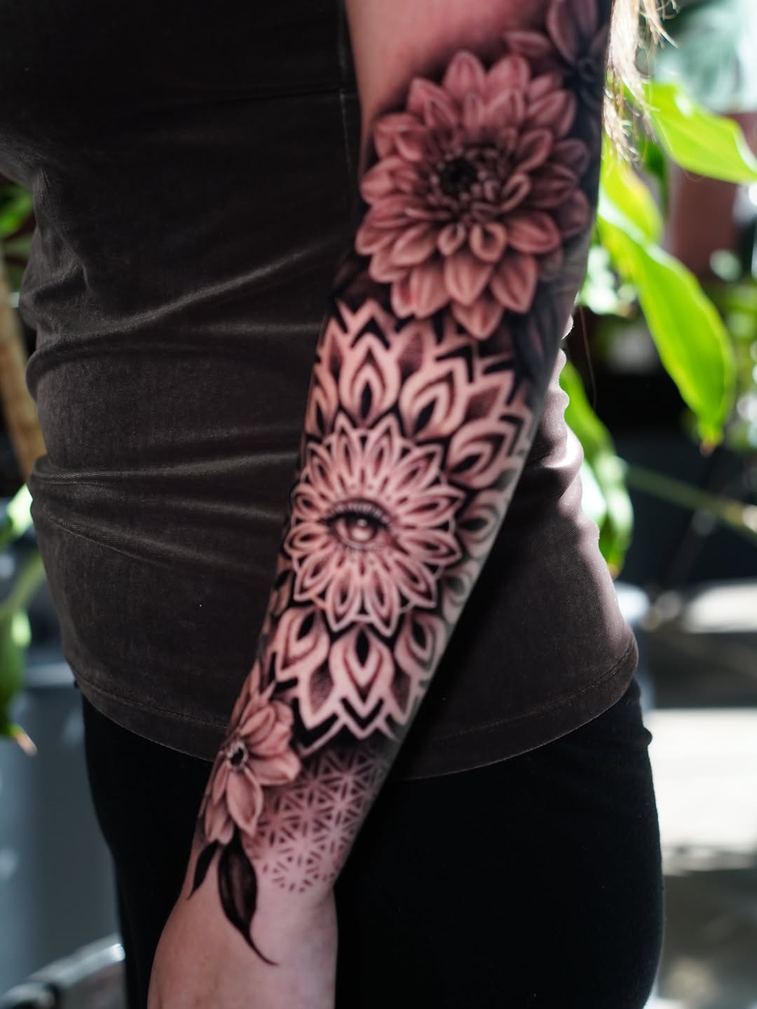 Tattoo by @tattoowithgrace — black_and_grey