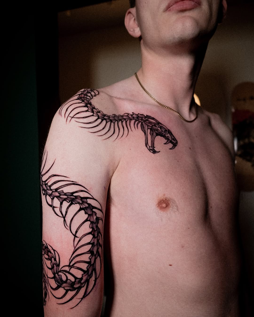 Tattoo by @elvira_savchuk — blackwork